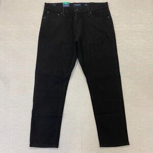 Lucky Brand 410 Jeans Mens 38 x 30 Black Denim Pants Straight Leg
